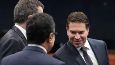 Alexandre Ramagem, durante sessão de oitivas da Ação Penal nº 2.668 (núcleo 1)