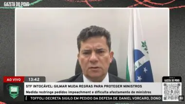 Senador Sergio Moro, em entrevista ao Sem Rodeios.