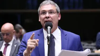 Lindbergh Farias (PT-RJ), líder do PT na Câmara dos Deputados.