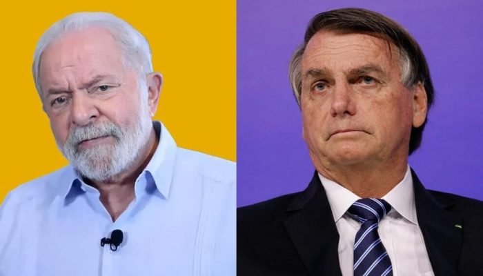 Lula e Jair Bolsonaro