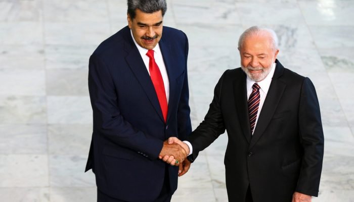 Brasília (DF), 29/05/2023 - O presidente Luiz Inácio Lula da Silva recebe o presidente da Venezuela, Nicolás Maduro, no Palácio do Planalto. Foto: Marcelo Camargo/Agência Brasil