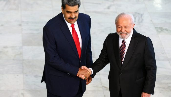 Brasília (DF), 29/05/2023 - O presidente Luiz Inácio Lula da Silva recebe o presidente da Venezuela, Nicolás Maduro, no Palácio do Planalto. Foto: Marcelo Camargo/Agência Brasil